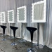 Black Scoop Stool